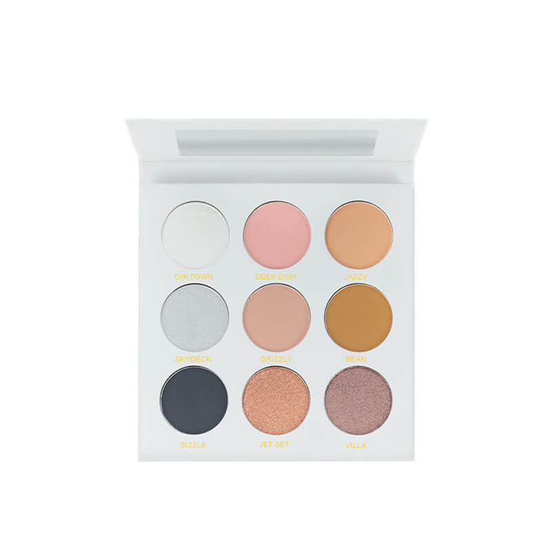 9 color eyeshadow palette vegan high pigmented long lasting