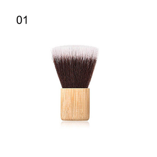 Makeup brushes foundation highlighter single brush bamboo handle