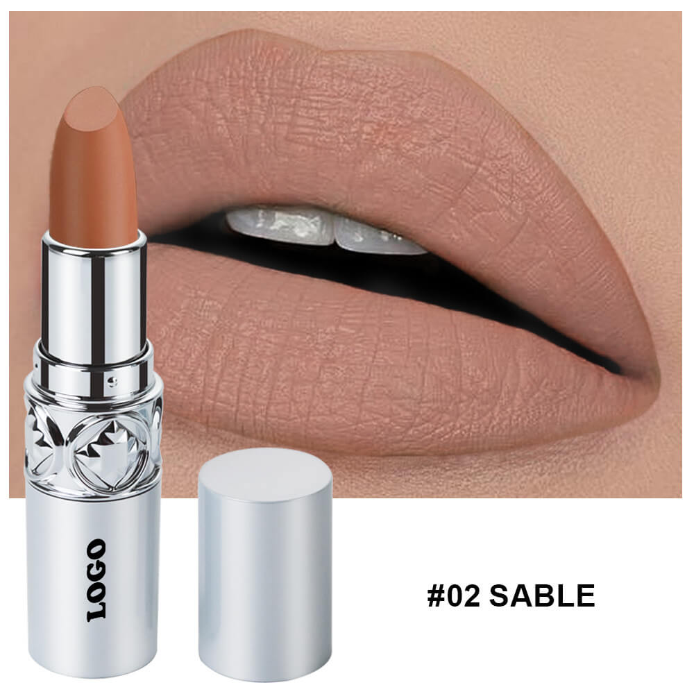 24 color matte lipstick cream waterproof long lasting silver tube