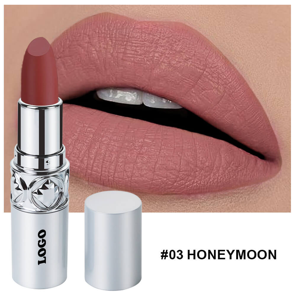 24 color matte lipstick cream waterproof long lasting silver tube