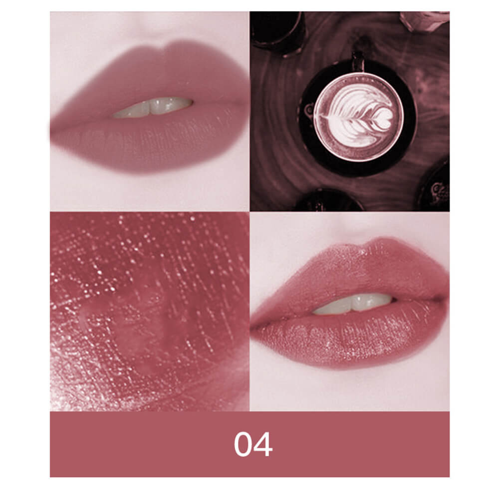 6 color matte lipstick+velvet lipstick double-headed long lasting