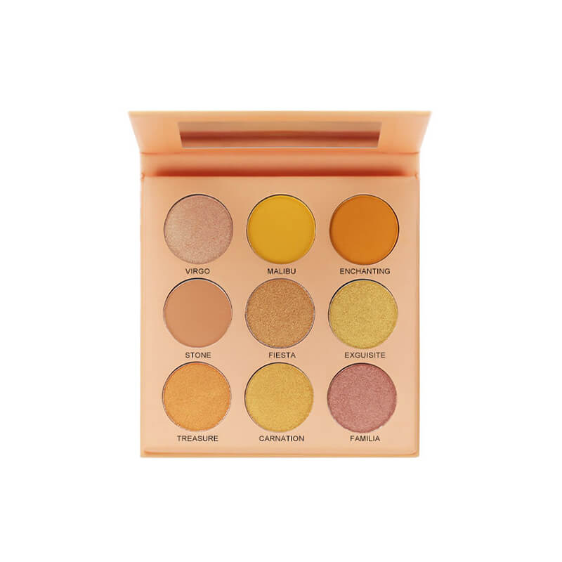 9 color eyeshadow palette vegan high pigmented long lasting