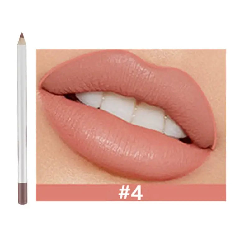 25 color matte lip liner lip color pencil white high pigmented