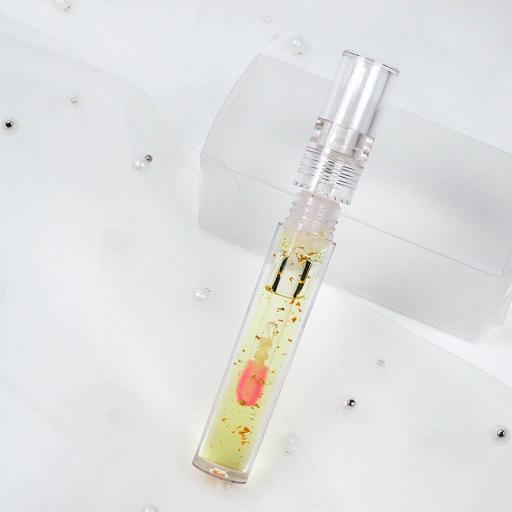 6 color lip oil 24k gold foil repair temperature color change