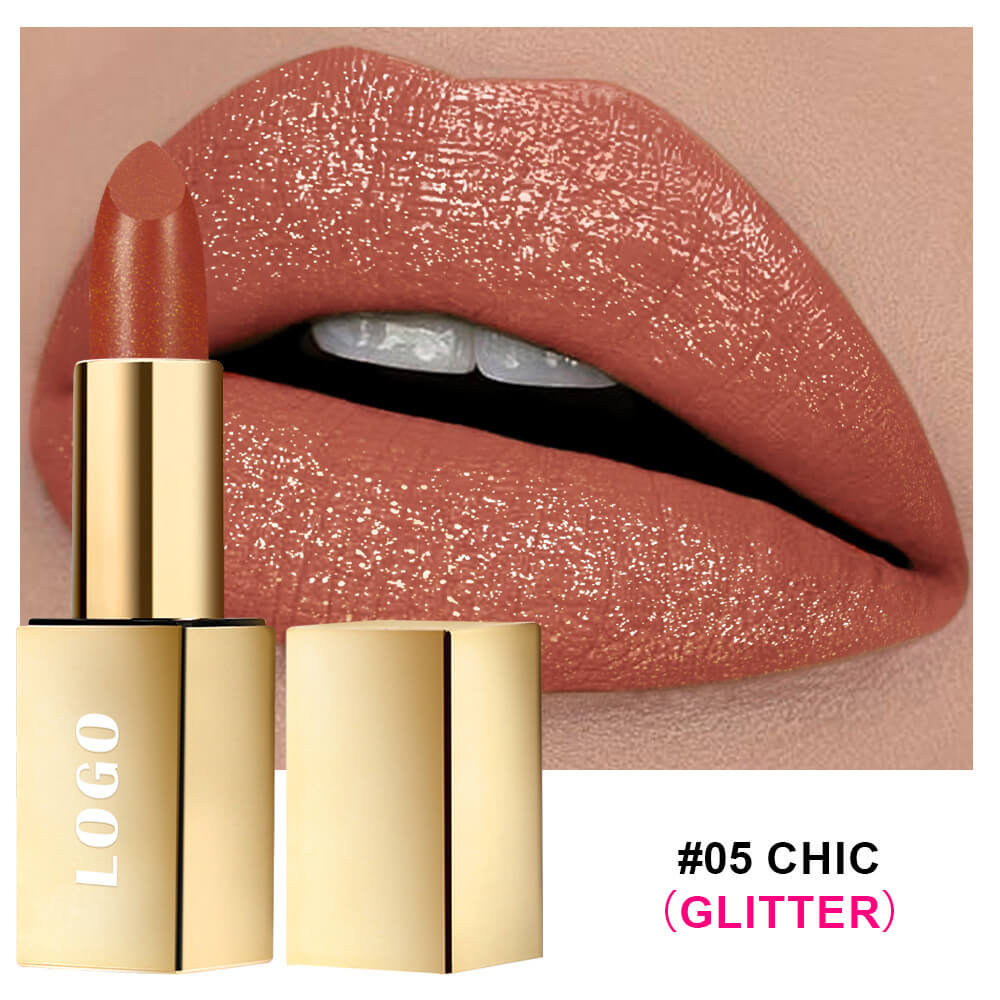 16 color glitter lipstick plumping hydrating long-lasting shimmer lipstick