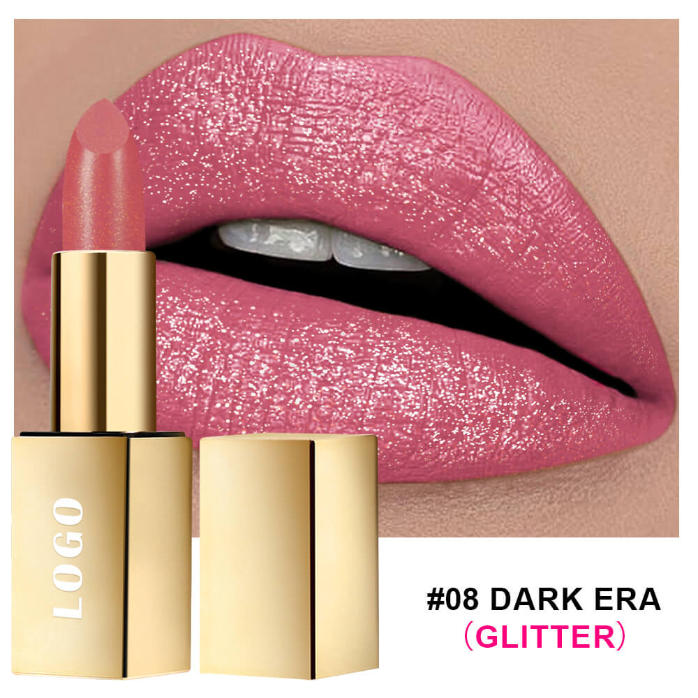 16 color glitter lipstick plumping hydrating long-lasting shimmer lipstick