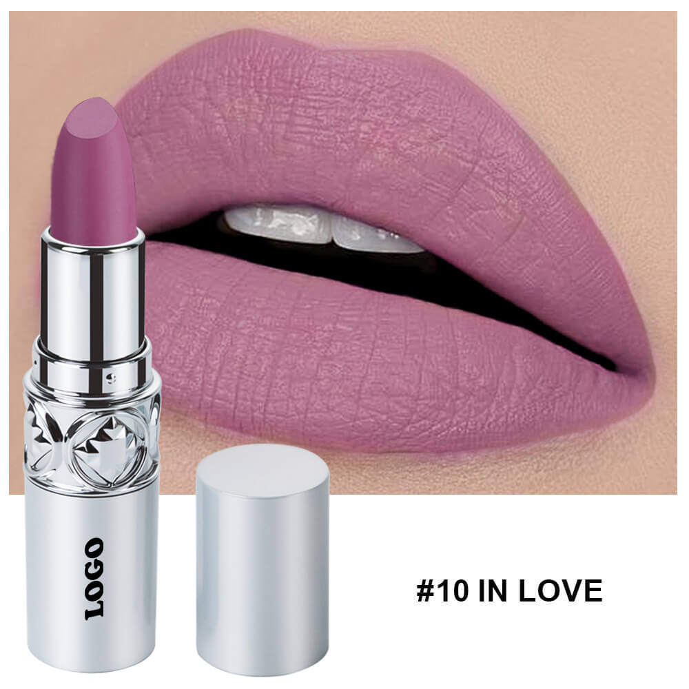 24 color matte lipstick cream waterproof long lasting silver tube