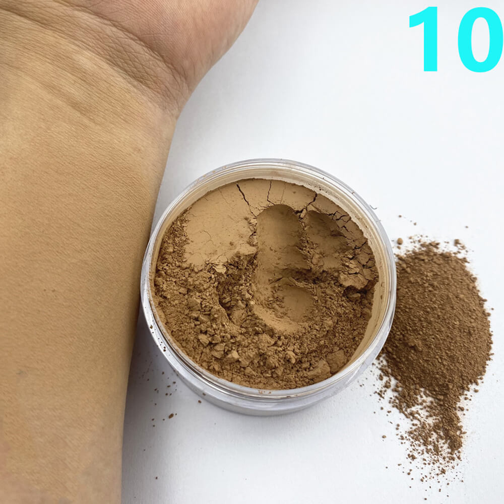 Poudre libre fixante longue tenue, 10 couleurs, contrôle du sébum