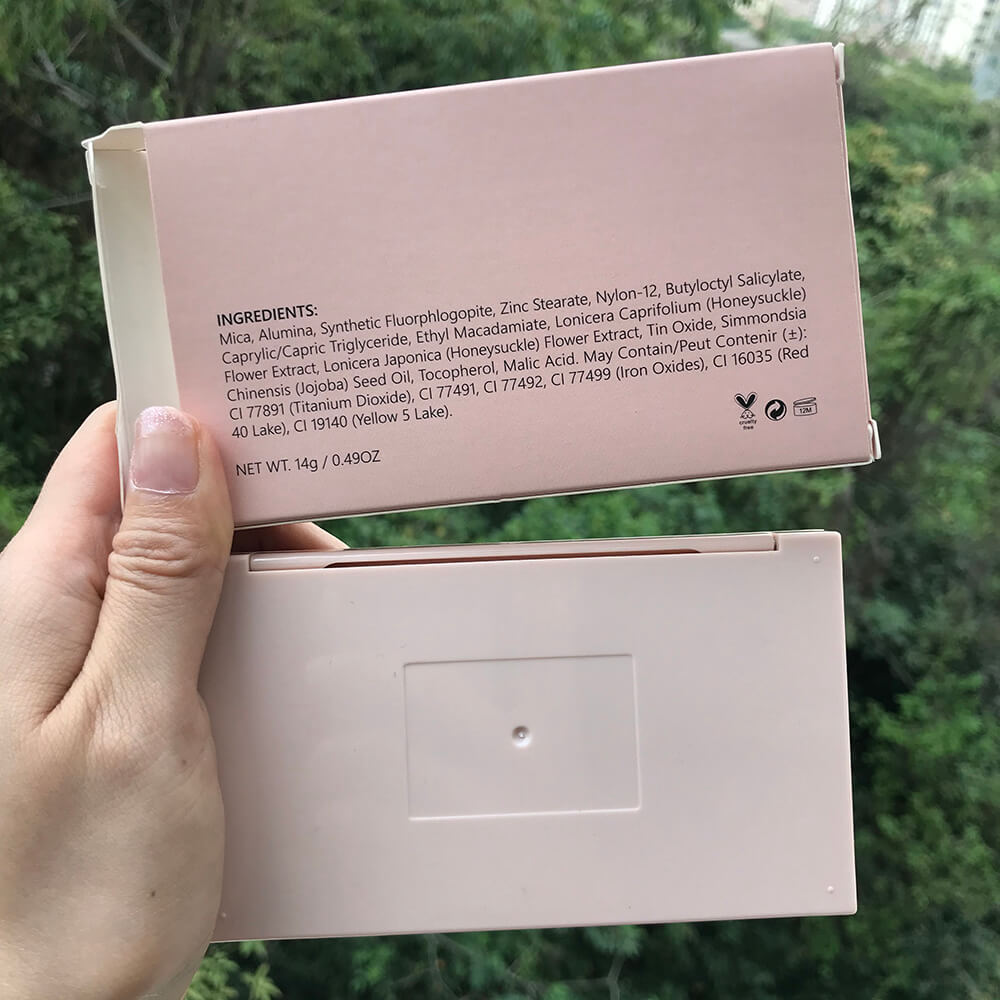 10 color nude eyeshadow palette powder with makeup brush vegan
