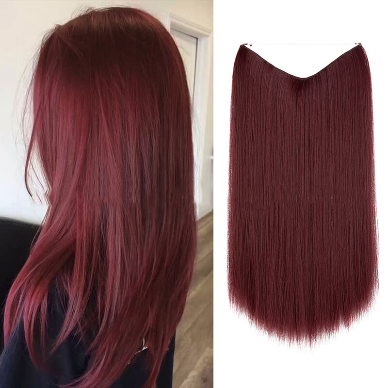 Long straight hair extensions women wigs natural wig one-piece
