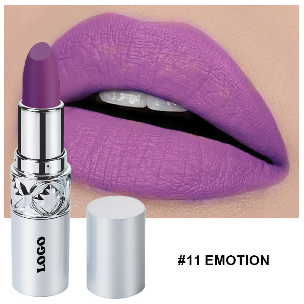 24 color matte lipstick cream waterproof long lasting silver tube