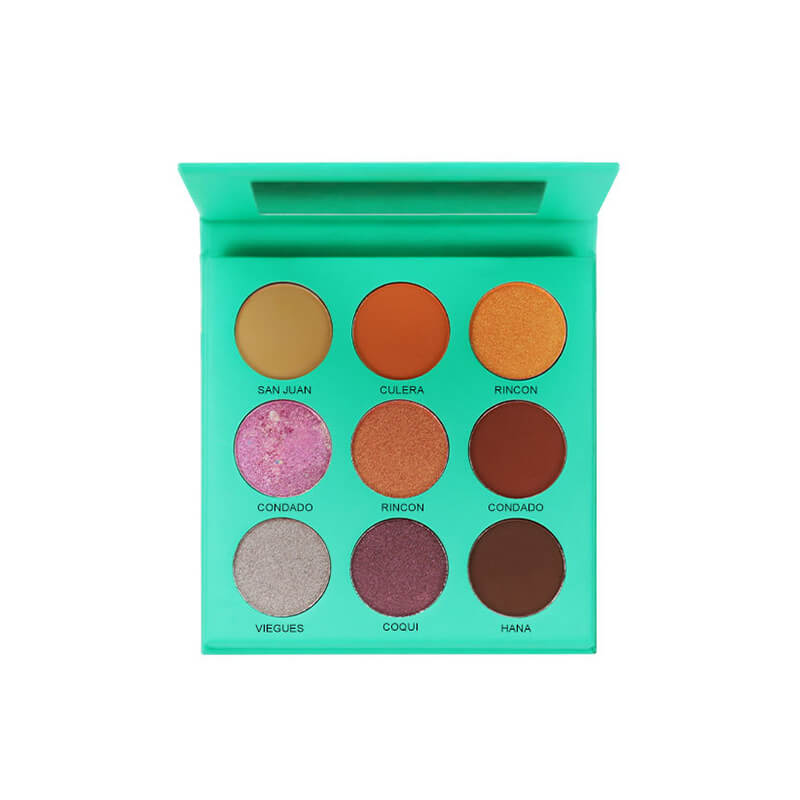 9 color matte eyeshadow palette high pigmented long lasting private label