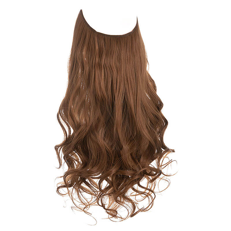 Women wigs hair extensions hair pieces fish line long curly chemical fiber