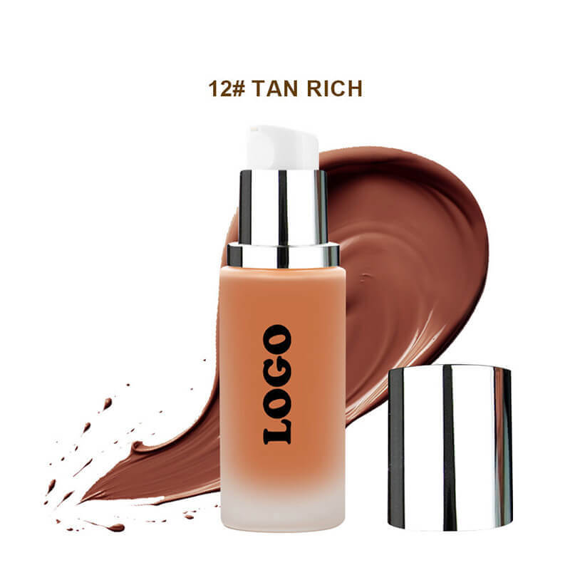 18 color liquid foundation makeup base full coverage waterproof vegan