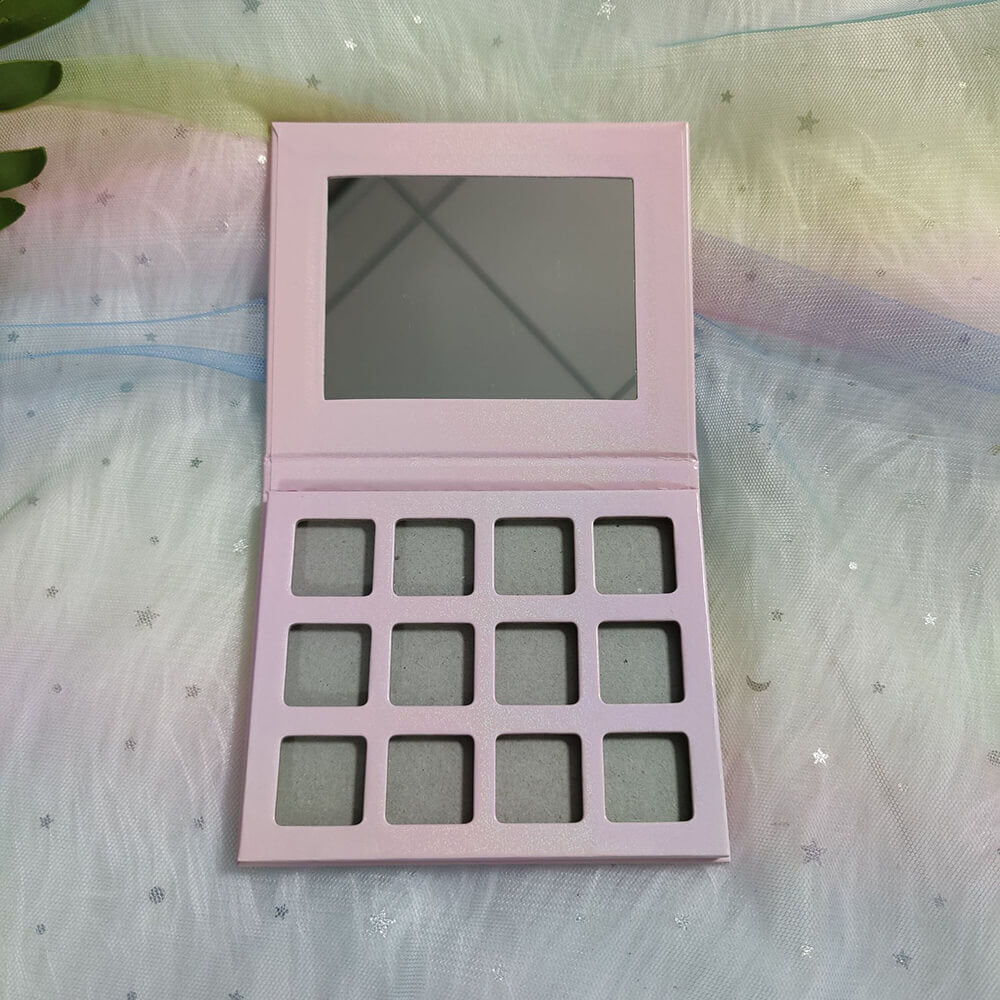 12 color DIY eyeshadow palette square color 22mm high pigmented waterproof