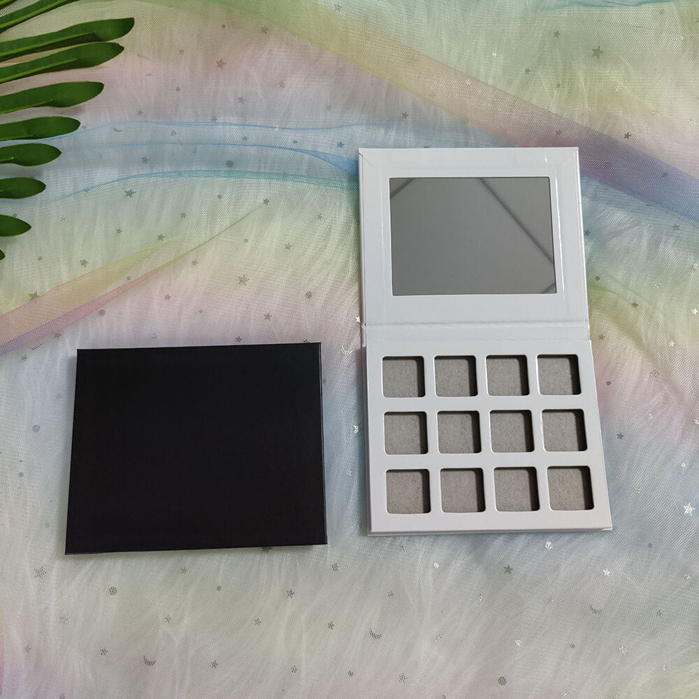 12 color DIY eyeshadow palette square color 22mm high pigmented waterproof