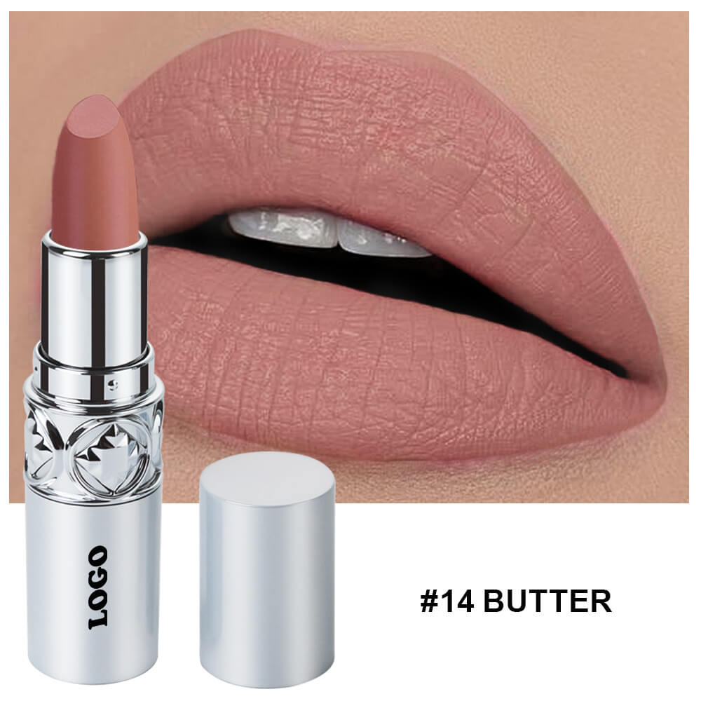 24 color matte lipstick cream waterproof long lasting silver tube