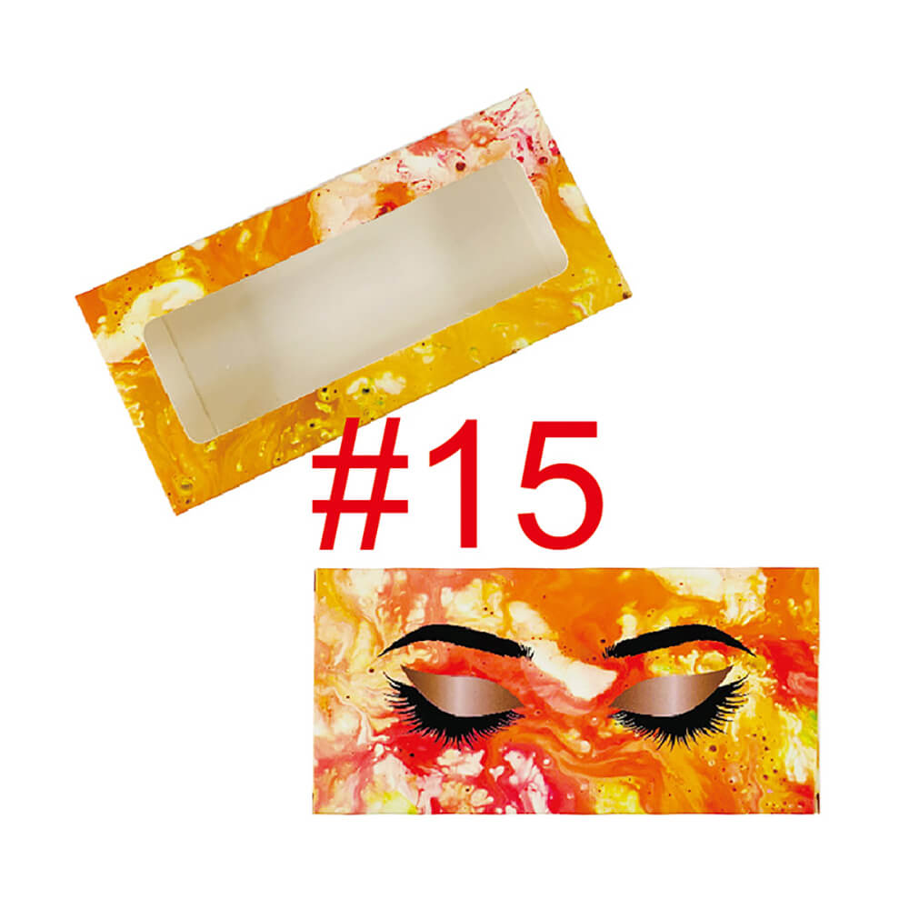29 color eyelash packaging box storage cardboard gift box high quality