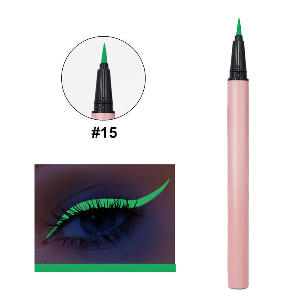 24 color pink liquid eyeliner pencil colorful waterproof long lasting