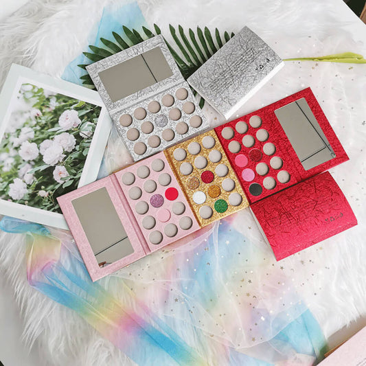 15 color DIY eyeshadow palette 26mm long lasting vegan multi-color
