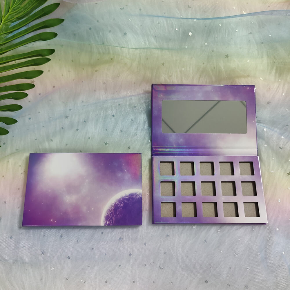 15 color DIY eyeshadow palette square color 22mm high pigmented waterproof