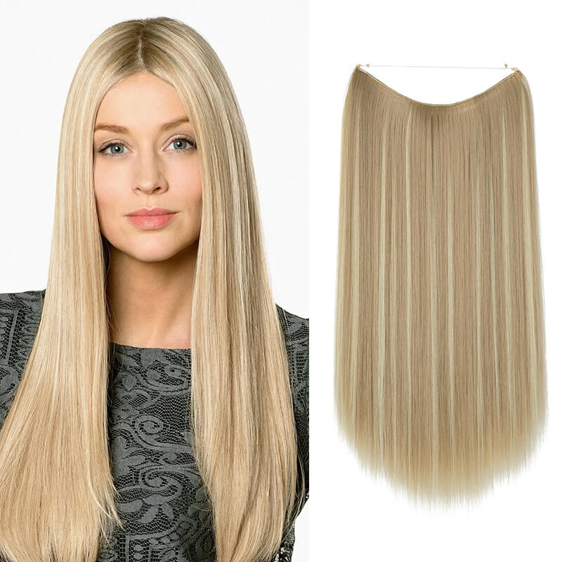 Hair extensions women wigs natural wig one-piece long straight hair