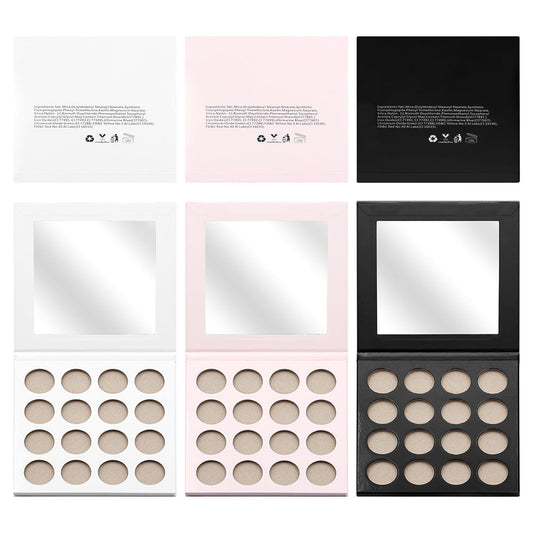 16 Color Diy Eyeshadow Palette 26mm Glitter Matte Multi-Color High Pigmented