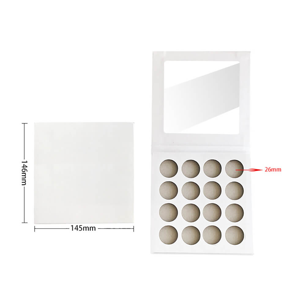 16 color DIY eyeshadow palette 26mm multi-color high pigmented