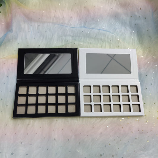 18 color DIY eyeshadow palette square color 22mm high pigmented waterproof