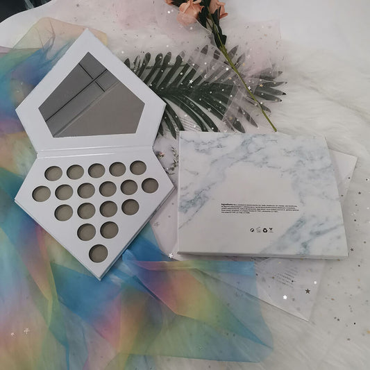 18 color DIY eyeshadow palette 26mm high pigmented diamond palette