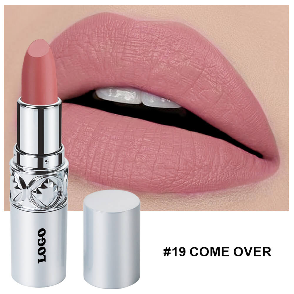 24 color matte lipstick cream waterproof long lasting silver tube