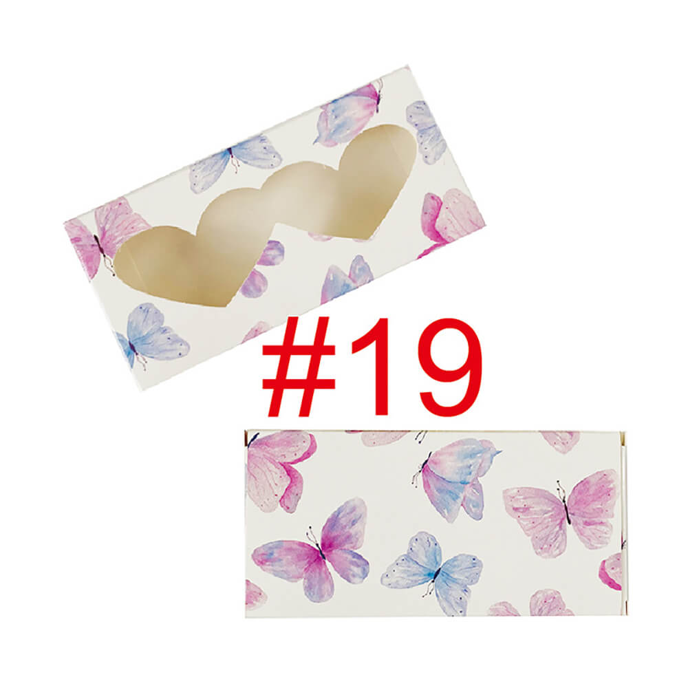 29 color eyelash packaging box storage cardboard gift box high quality