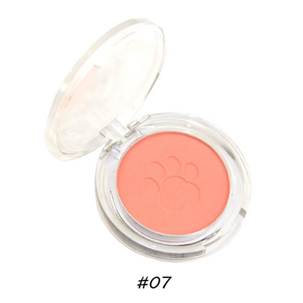 10 color blush powder blusher cute cat's paw high pigmented