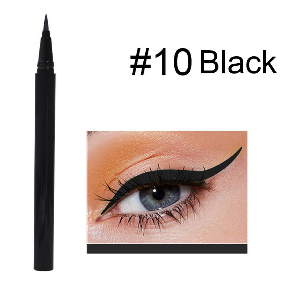 24 color liquid eyeliner eye pen colorful waterproof long lasting