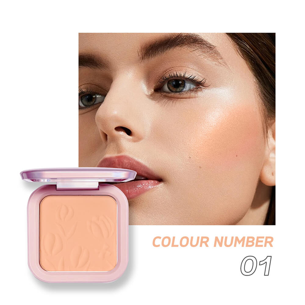 9 color blush palette cheek brighten powder high pigmented waterproof