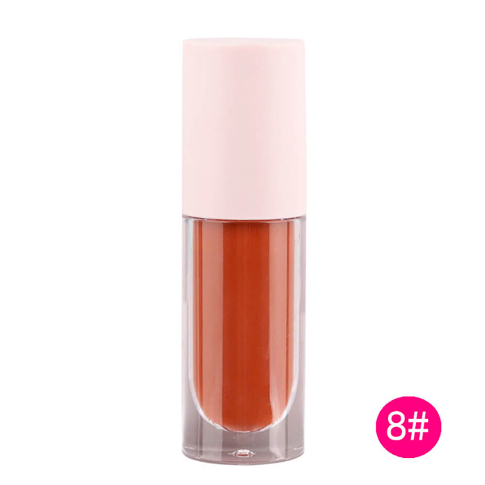 8 color liquid lipstick matte nonstick nude long lasting private label