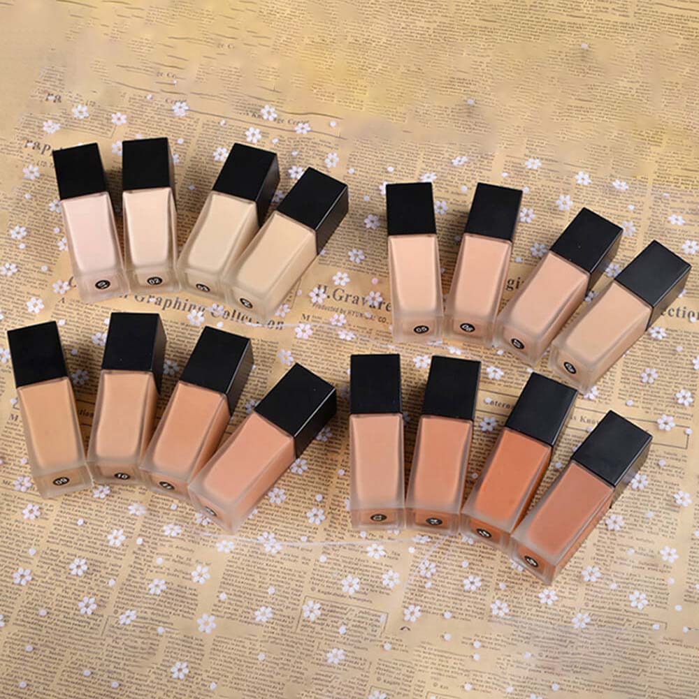 16 color matte foundation full coverage long lasting