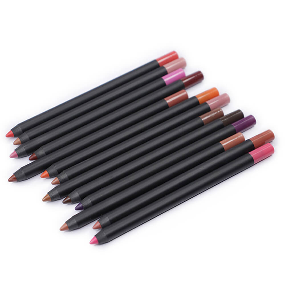 13 color lip liner high pigmented with knife sharpening waterproof