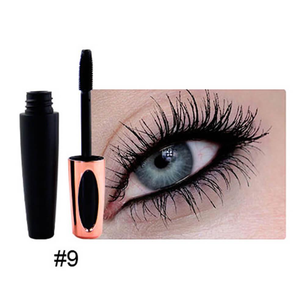 9 color mascara 3D full volume waterproof thick curling long lasting vegan
