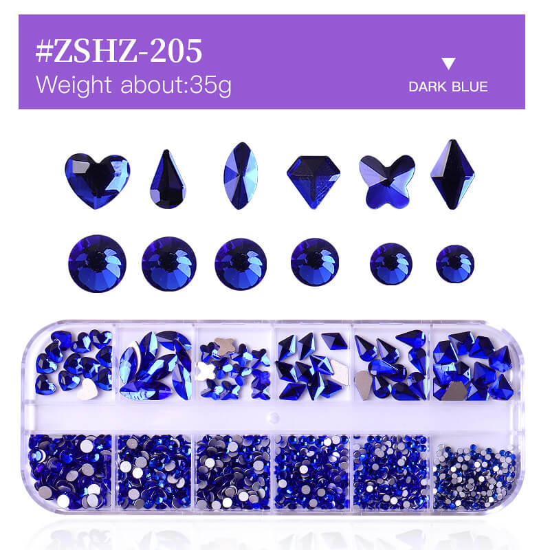 3D DIY nails accessories art rhinestones nail decorations gems