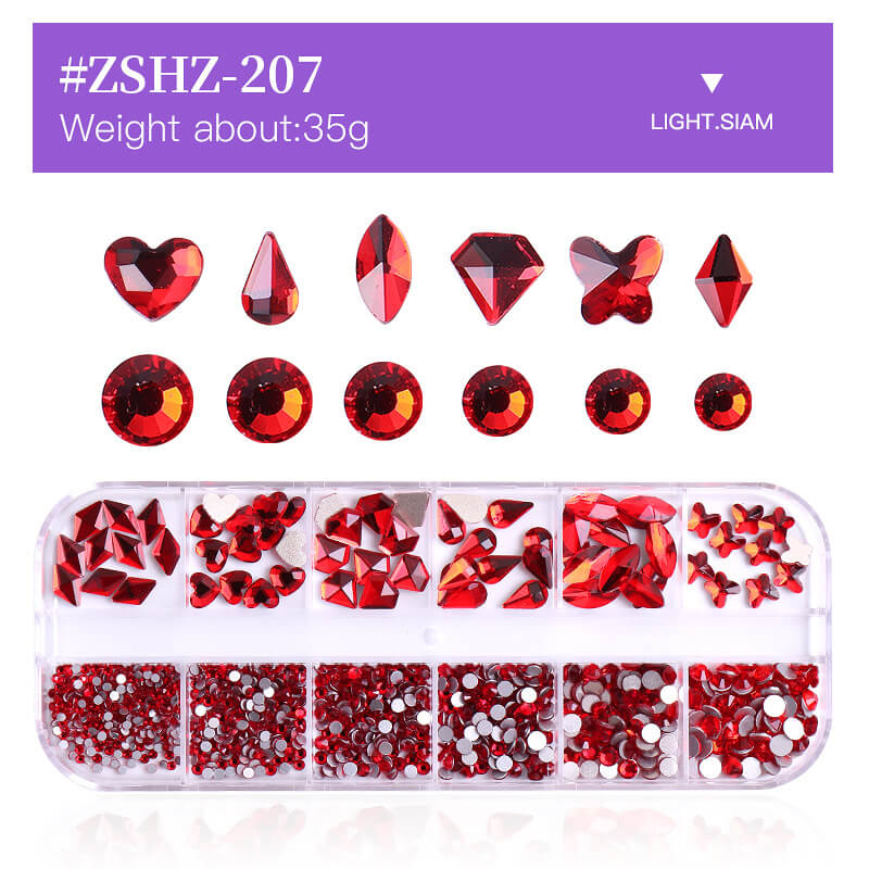 3D DIY nails accessories art rhinestones nail decorations gems