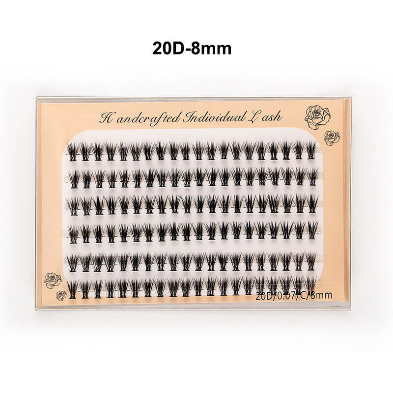 20D DIY eyelash false eyelashes segmented false lash six rows grafted