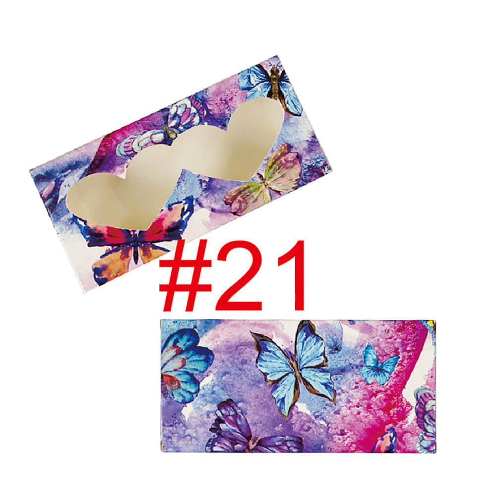 29 color eyelash packaging box storage cardboard gift box high quality