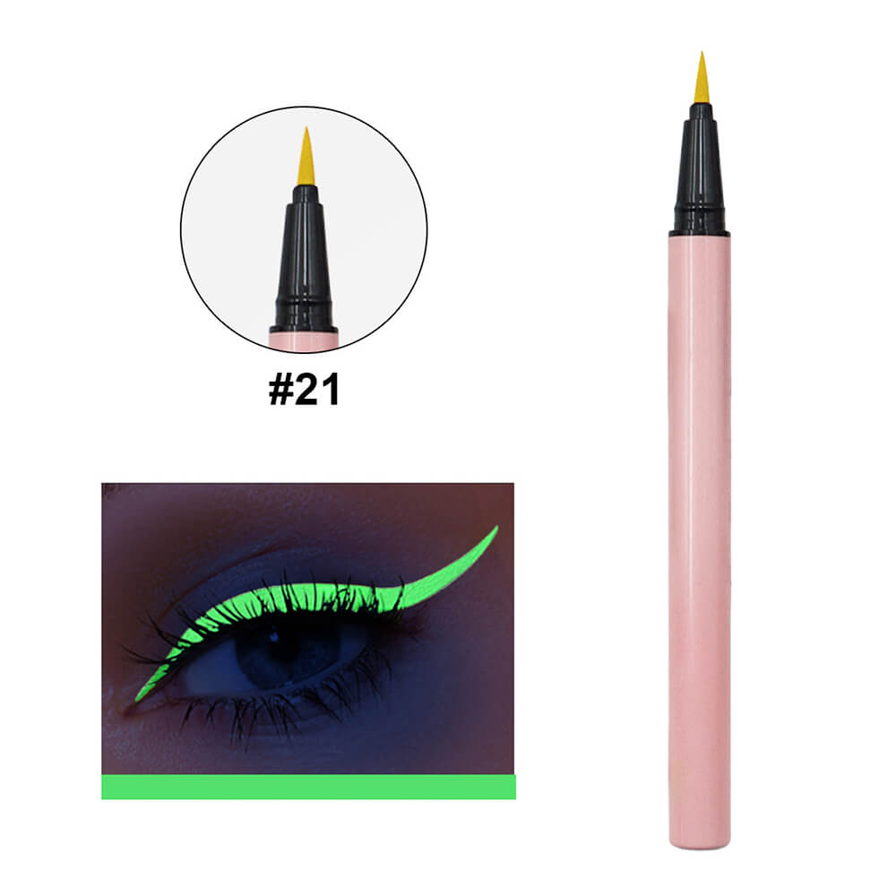 24 color pink liquid eyeliner pencil colorful waterproof long lasting