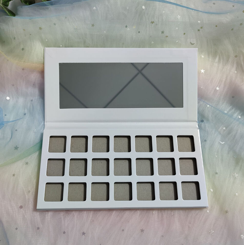 21 color DIY eyeshadow palette square color 22mm high pigmented waterproof