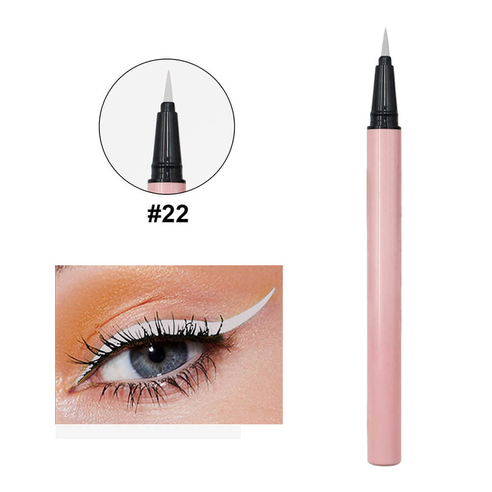 24 color pink liquid eyeliner pencil colorful waterproof long lasting