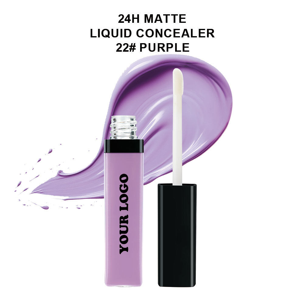 22-Shade Liquid Concealer Full Coverage Acne Marks Spots Dark Circles Tattoo