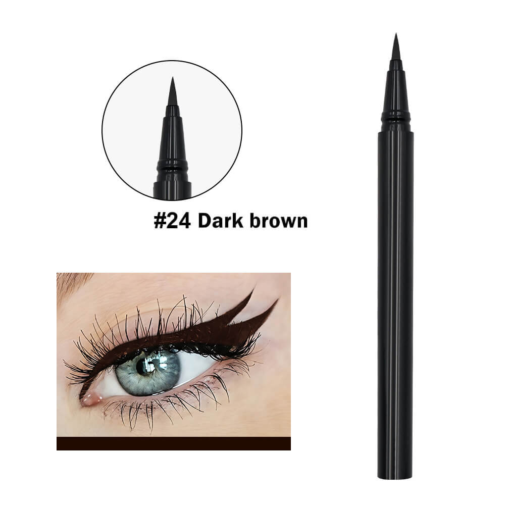 24 color liquid eyeliner eye pen colorful waterproof long lasting