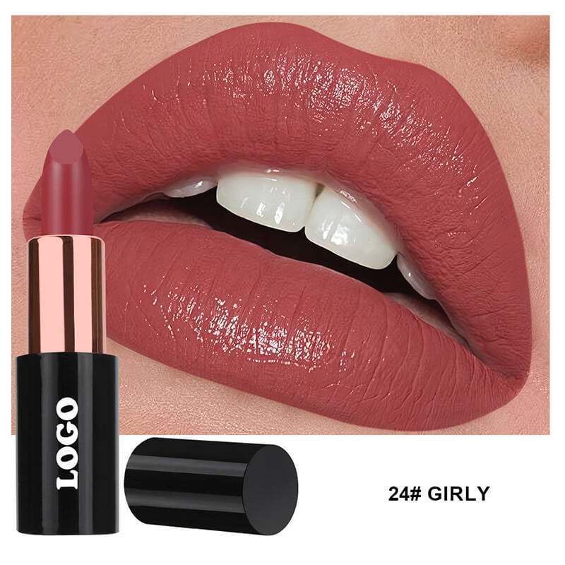 24 color matte lipstick moisturizing high pigmented vegan private label