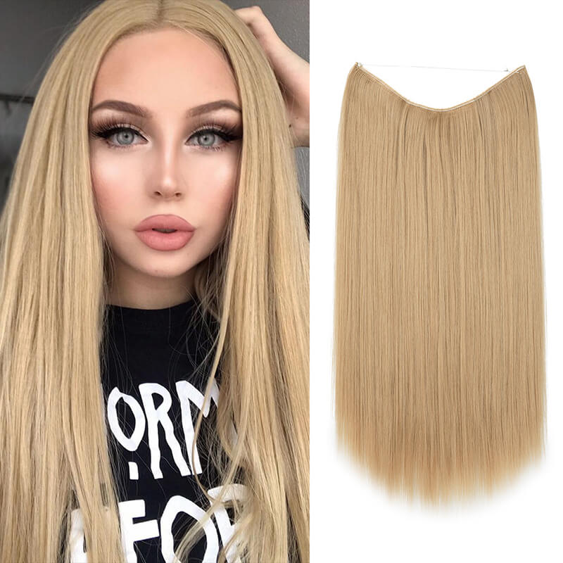 Hair extensions women wigs natural wig one-piece long straight hair